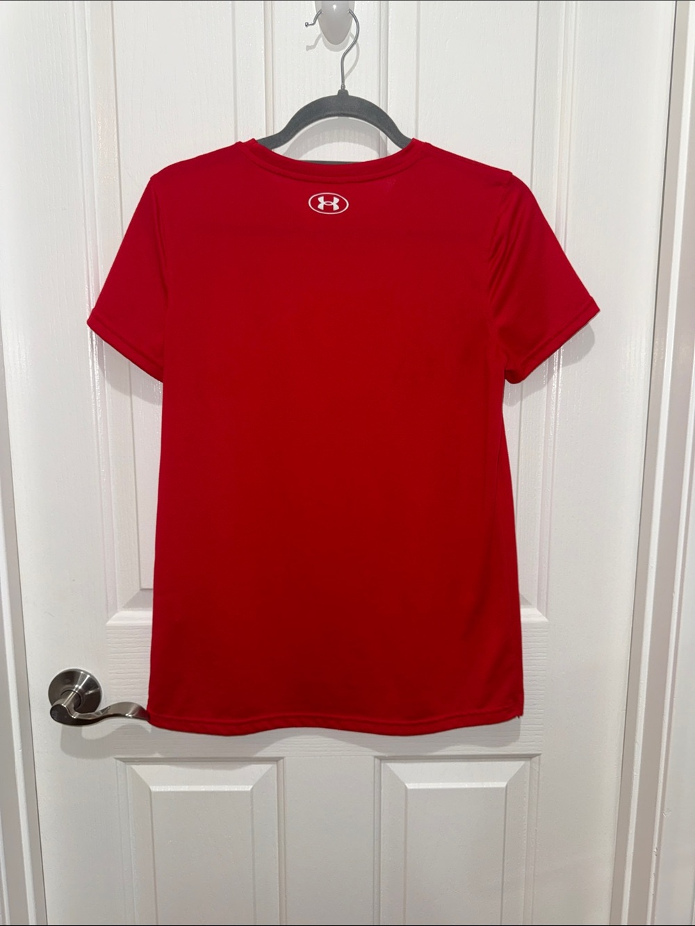 Under Armour Red Athletic Short Sleeve Performance T-Shirt - Women’s Size Small - Picture 4 of 8